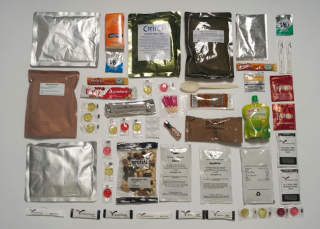 Illustration for article titled What military food ration packs look like around the world
